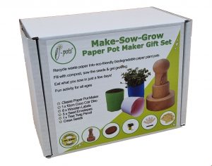 Make Sow Grow Paper Pot Maker Gift Set